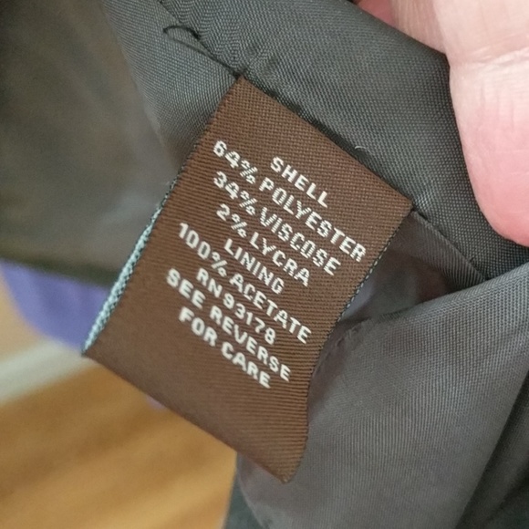 Adrienne Vittadini dark gray blazer, 3/4 sleeves - Picture 5 of 5